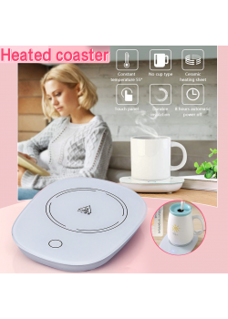 55 Degree Celsius Touch/Induction Electric Heating Cup Mat Water Tea Milk Coffee Mug Heater Cups Pad Warmer